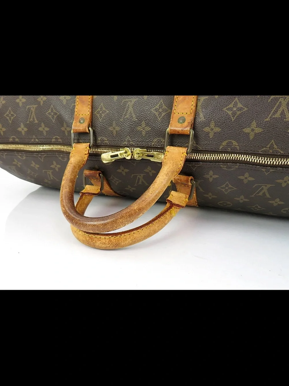 Louis Vuitton Monogram Canvas Duffel Bag in Brown and Tan